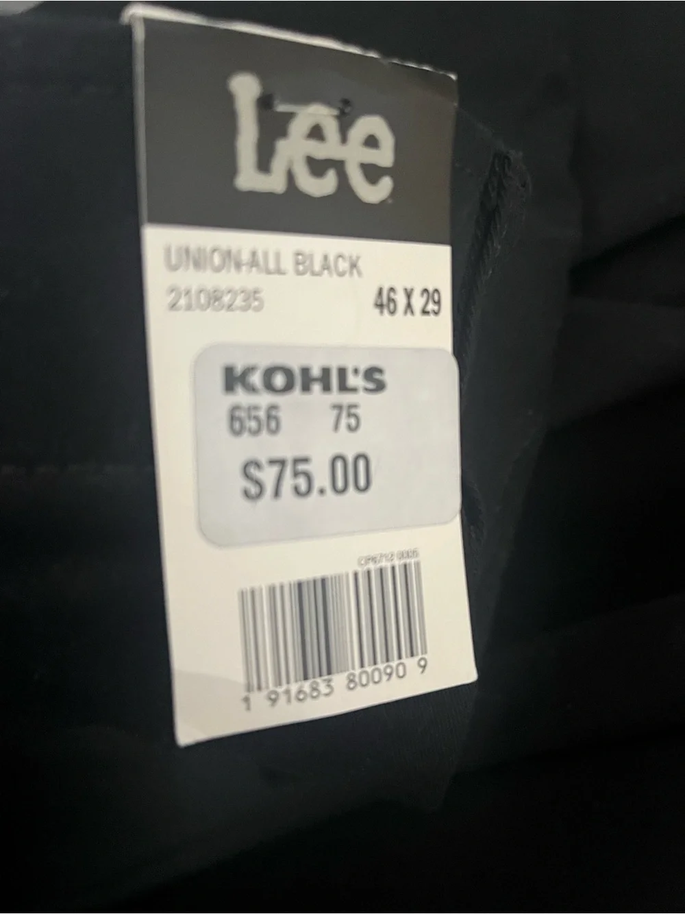Lee Men’s Relaxed Fit Jeans - Black